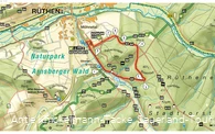 Kartenausschnitt Route