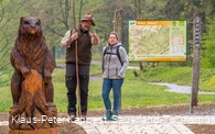 Ranger auf dem Themenwanderweg WaldKulTour