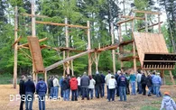 Einweihung des Hochseilgarten am Eulenspiegel in R