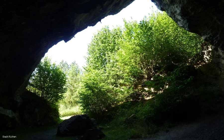 Blick aus der Höhle