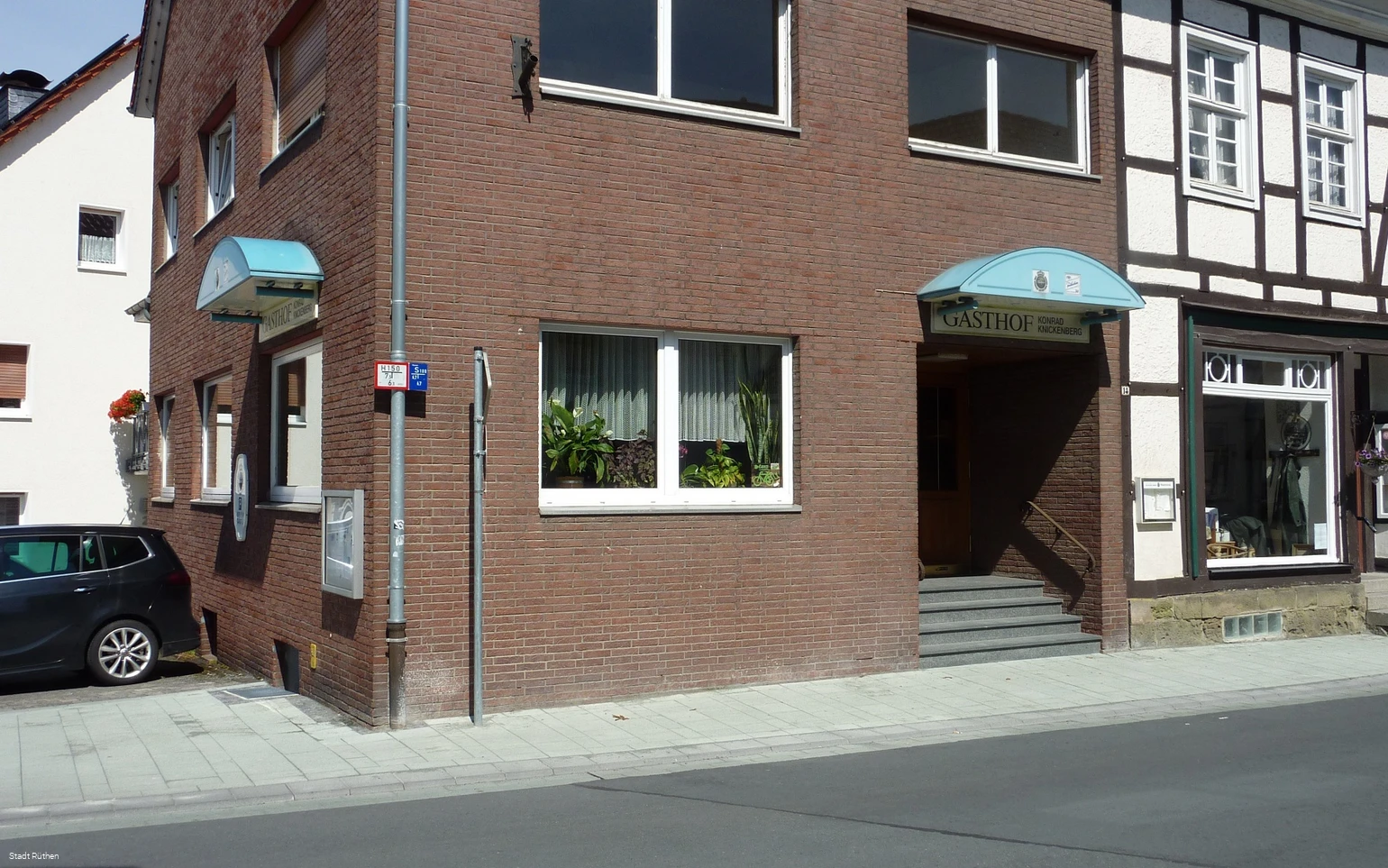Außenansicht Gasthof Konrad Knickenberg