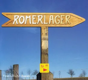 Wegweiser zum Römerlager
