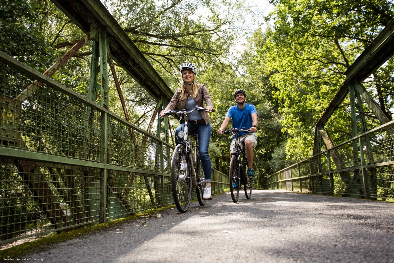 Radfahrer Möhnetalradweg