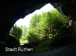 Blick aus der Höhle