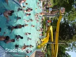 Spaßbad im Hochsommer mit Rutsche
