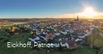 Blick auf das Bergdorf Kallenhardt